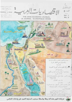 خريطة الاقتصاديات العربية 1935